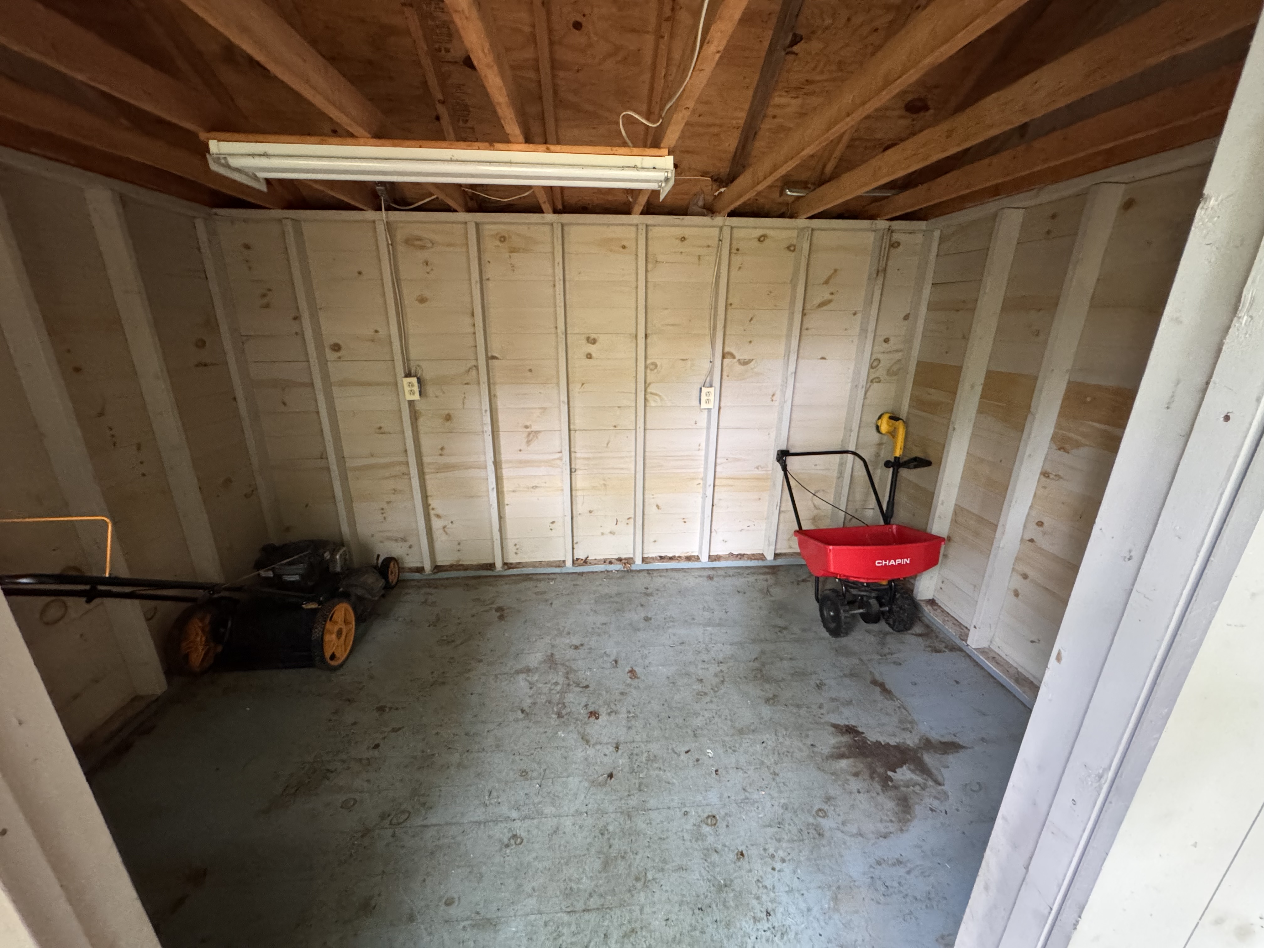 After — shed cleanout